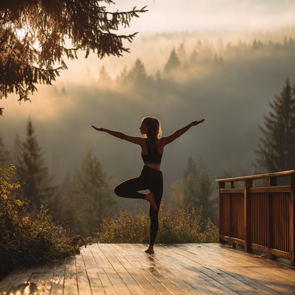 Медитація та йога в природній обстановці